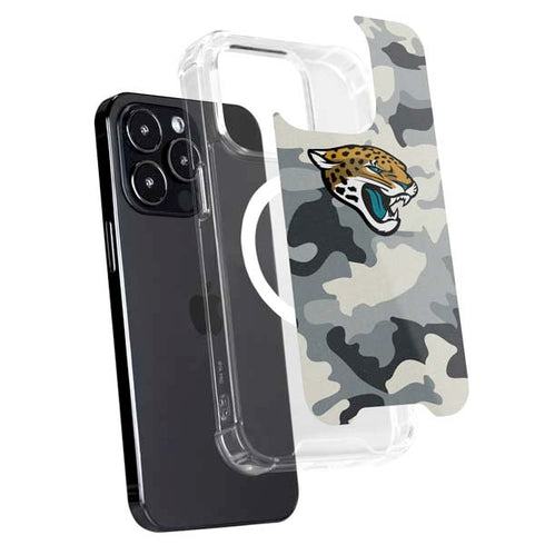 NFL Jacksonville Jaguars Camo iPhone 16 Pro MagSafe Case
