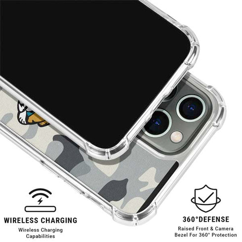 NFL Jacksonville Jaguars Camo iPhone 16 Pro Max Clear Case