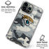 NFL Jacksonville Jaguars Camo iPhone 16 Pro Max Clear Case