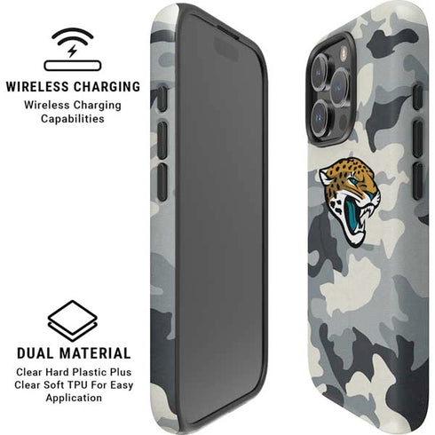 NFL Jacksonville Jaguars Camo iPhone 16 Pro Max Magsafe Impact Case