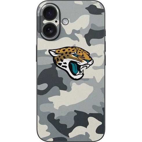 NFL Jacksonville Jaguars Camo iPhone 16 Skin