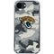 NFL Jacksonville Jaguars Camo iPhone 16e Clear Case