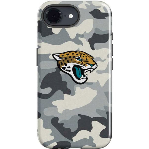 NFL Jacksonville Jaguars Camo iPhone 16e Impact Case