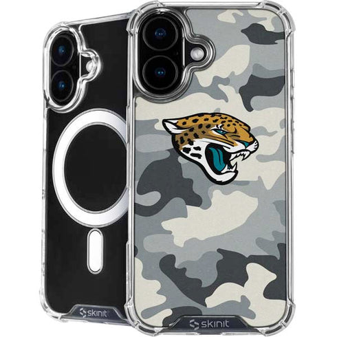 NFL Jacksonville Jaguars Camo iPhone 17 MagSafe Case
