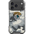 NFL Jacksonville Jaguars Camo iPhone 18 Pro Clear Case
