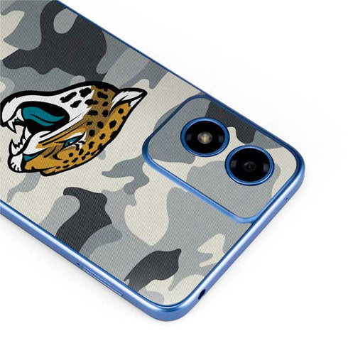 NFL Jacksonville Jaguars Camo Moto G Play 4G (2024) Skin