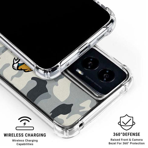 NFL Jacksonville Jaguars Camo Moto G Power 5G (2024) Clear Case