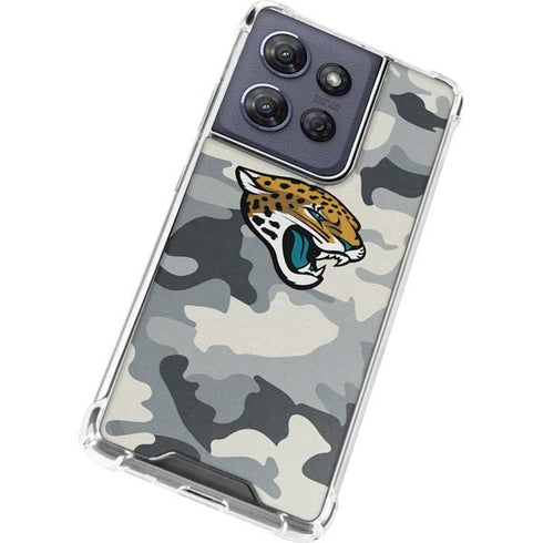 NFL Jacksonville Jaguars Camo Moto G Power 5G (2025) Clear Case