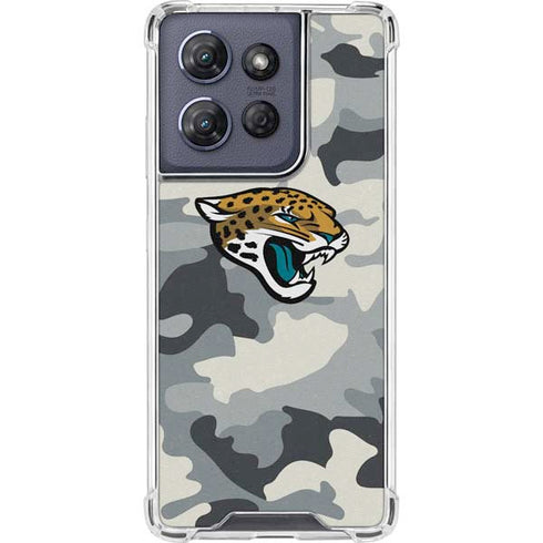 NFL Jacksonville Jaguars Camo Moto G Stylus 5G (2025) Clear Case