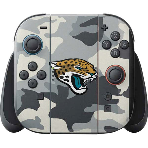 NFL Jacksonville Jaguars Camo Nintendo Switch 2 (2025) with Joy-Con Skin
