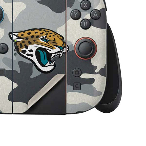 NFL Jacksonville Jaguars Camo Nintendo Switch 2 (2025) Joy-Con Controller Skin