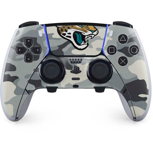 NFL Jacksonville Jaguars Camo PS5 DualSense Edge Pro Controller Skin