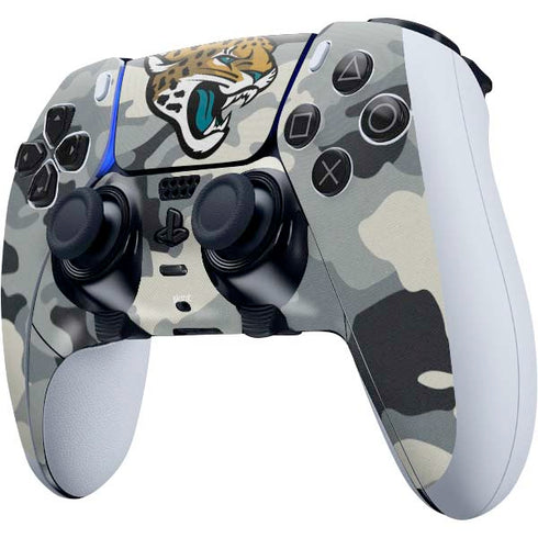 NFL Jacksonville Jaguars Camo PS5 DualSense Edge Pro Controller Skin