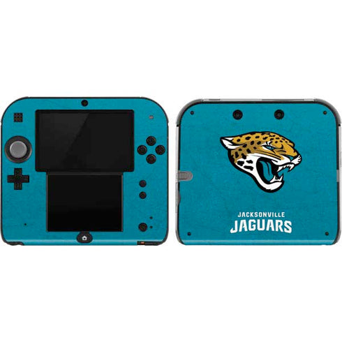 NFL Jacksonville Jaguars Distressed Nintendo Skins