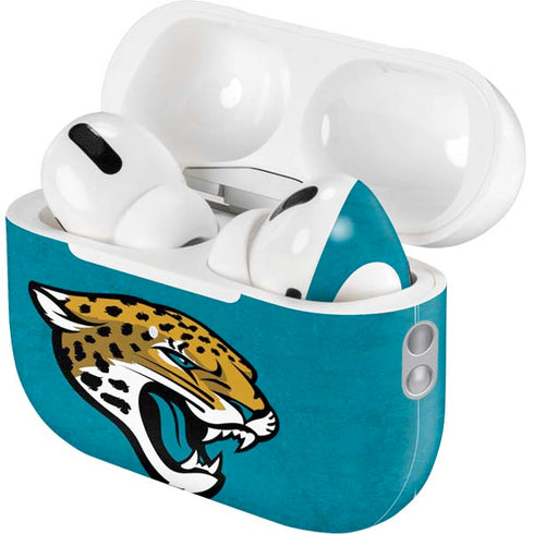 NFL Jacksonville Jaguars Distressed AirPods Pro 2nd Gen Skin