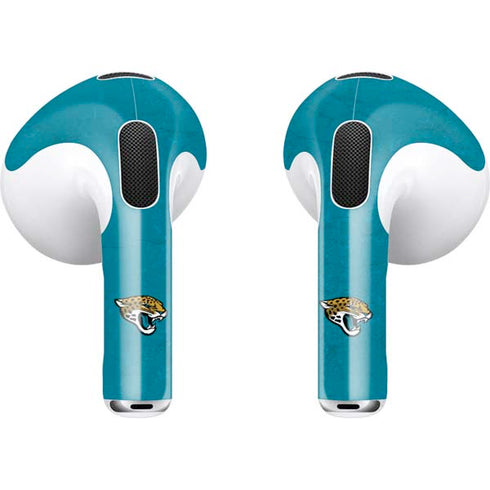 NFL Jacksonville Jaguars Distressed Apple AirPods (3rd Gen 2021) Skin