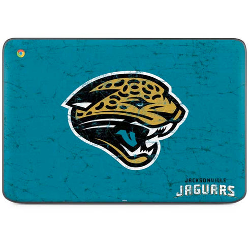 NFL Jacksonville Jaguars Distressed HP Chromebook Skin