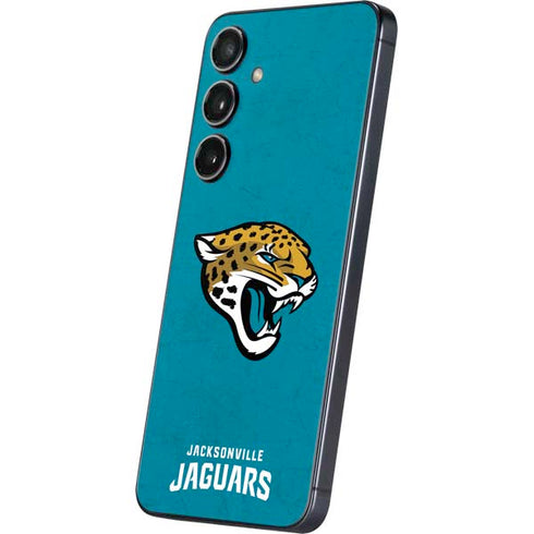 NFL Jacksonville Jaguars Distressed Galaxy A16 5G Skin