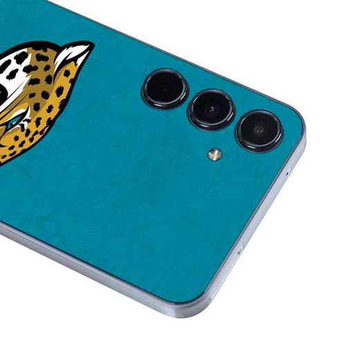 NFL Jacksonville Jaguars Distressed Galaxy A36 5G Skin