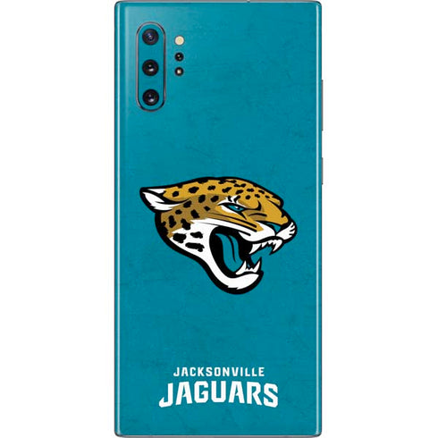 NFL Jacksonville Jaguars Distressed Galaxy Note 10 Plus Skin