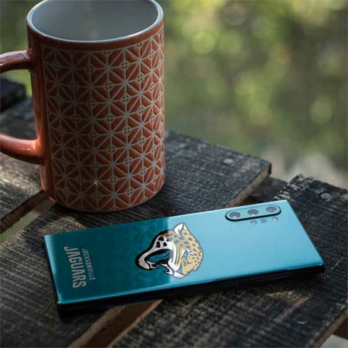 NFL Jacksonville Jaguars Distressed Galaxy Note 10 Plus Skin