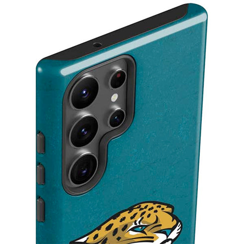 NFL Jacksonville Jaguars Teal Distressed Galaxy S23 Ultra Pro Case