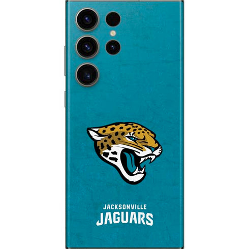 NFL Jacksonville Jaguars Distressed Galaxy Skins
