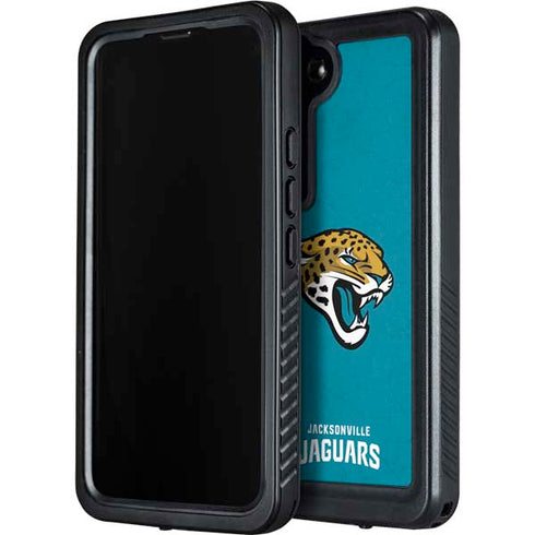 NFL Jacksonville Jaguars Distressed Galaxy S24 Plus Waterproof Case