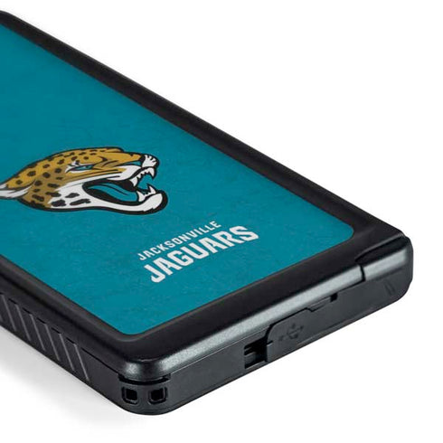 NFL Jacksonville Jaguars Distressed Galaxy S24 Ultra Waterproof Case