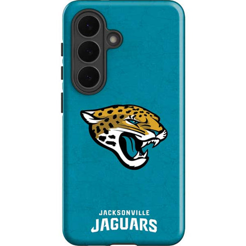 NFL Jacksonville Jaguars Distressed Galaxy S26 Impact Case