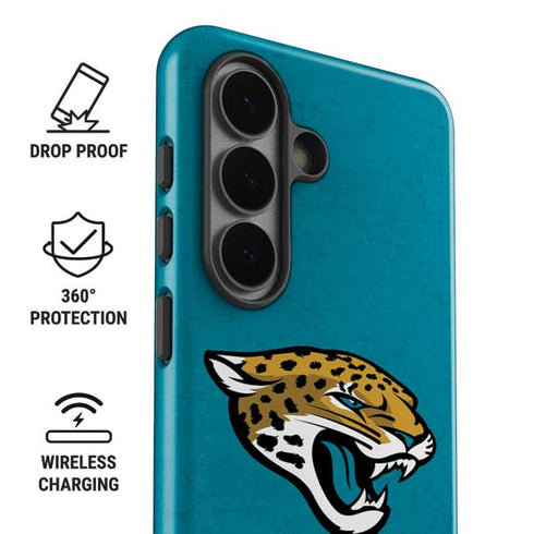 NFL Jacksonville Jaguars Distressed Galaxy S26 Impact Case