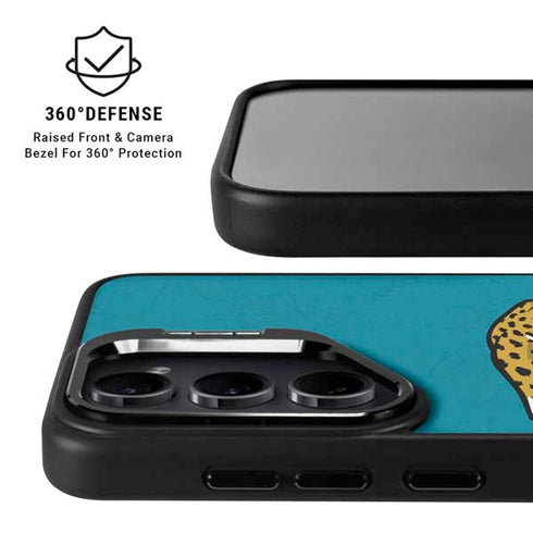NFL Jacksonville Jaguars Distressed Galaxy S26 Plus Kickstand Case