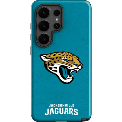 NFL Jacksonville Jaguars Distressed Galaxy S26 Ultra Impact Case