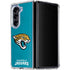NFL Jacksonville Jaguars Distressed Galaxy Z Fold5 5G Clear Case