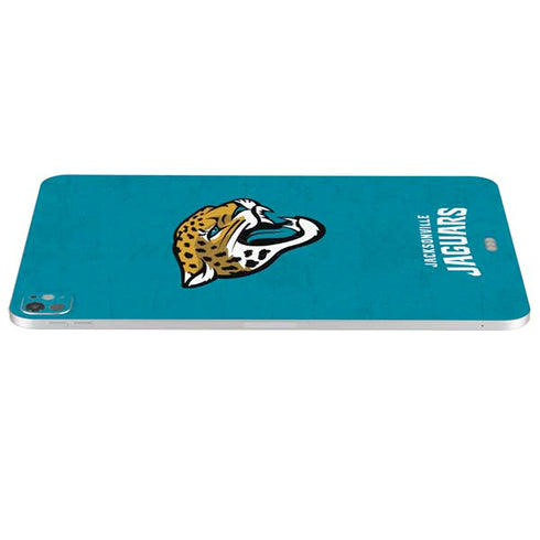 NFL Jacksonville Jaguars Distressed iPad Pro 13in M4 (2024) Skin