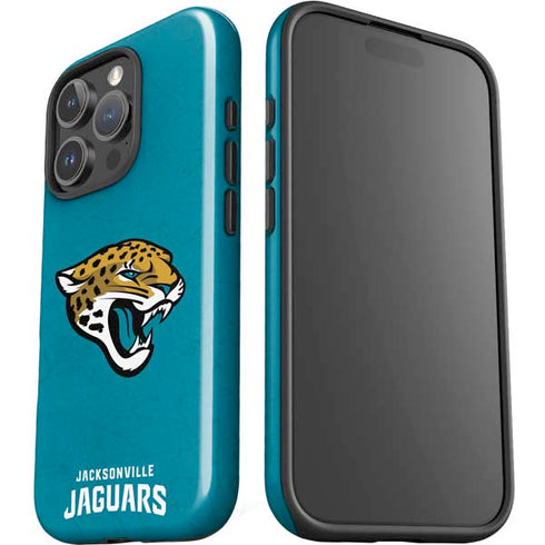 NFL Jacksonville Jaguars Distressed iPhone 16 Pro Impact Case