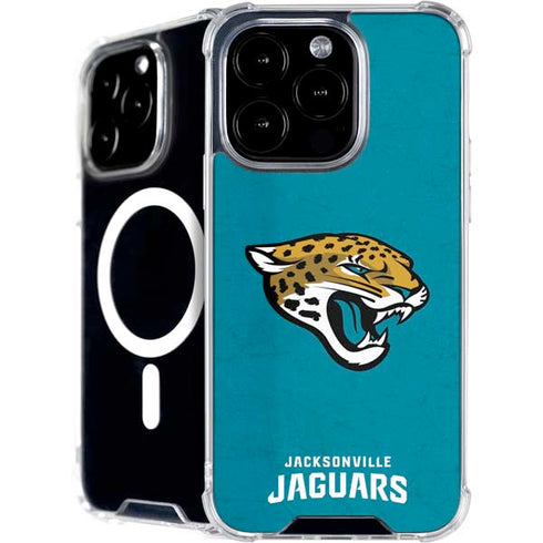 NFL Jacksonville Jaguars Distressed iPhone 16 Pro MagSafe Case