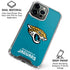 NFL Jacksonville Jaguars Distressed iPhone 16 Pro Max Clear Case