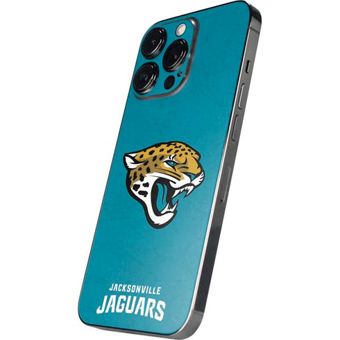 NFL Jacksonville Jaguars Distressed iPhone 16 Pro Skin