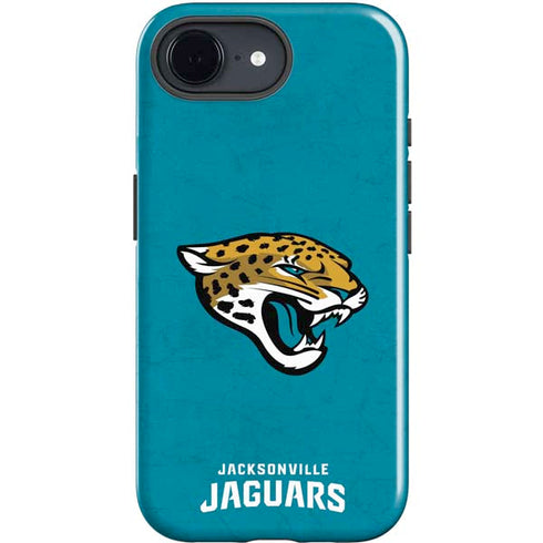 NFL Jacksonville Jaguars Distressed iPhone 16e Impact Case