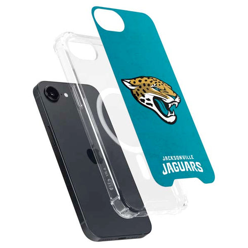 NFL Jacksonville Jaguars Distressed iPhone 16e MagSafe Case