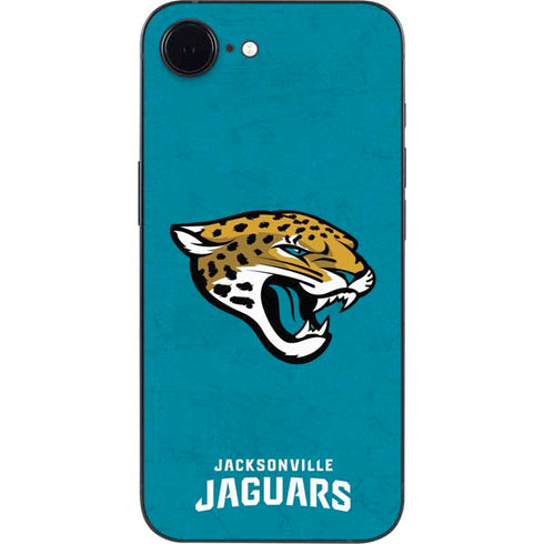 NFL Jacksonville Jaguars Distressed iPhone 16e Skin