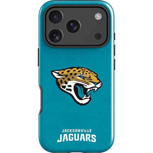 NFL Jacksonville Jaguars Distressed iPhone 18 Pro Impact Case