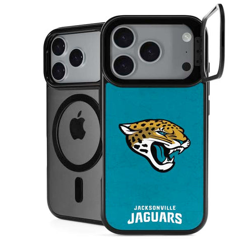 NFL Jacksonville Jaguars Distressed iPhone 18 Pro Kickstand Case