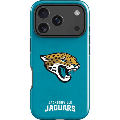 NFL Jacksonville Jaguars Distressed iPhone 18 Pro Max Impact Case