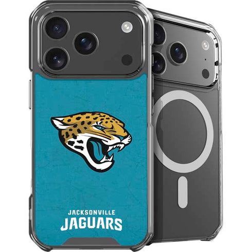 NFL Jacksonville Jaguars Distressed iPhone 18 Pro Max MagSafe Case