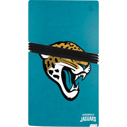 NFL Jacksonville Jaguars Distressed PS5 Pro Console Skin