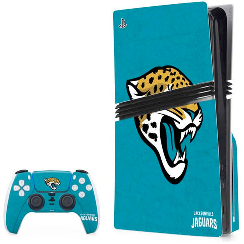 NFL Jacksonville Jaguars Distressed PlayStation PS5 Skins