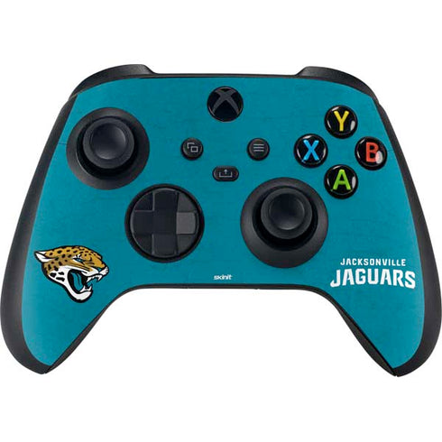 NFL Jacksonville Jaguars Distressed Xbox Series X Bundle Skin