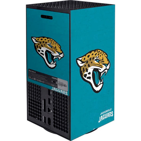 NFL Jacksonville Jaguars Distressed XBox Series X Digital Edition Bundle Skin